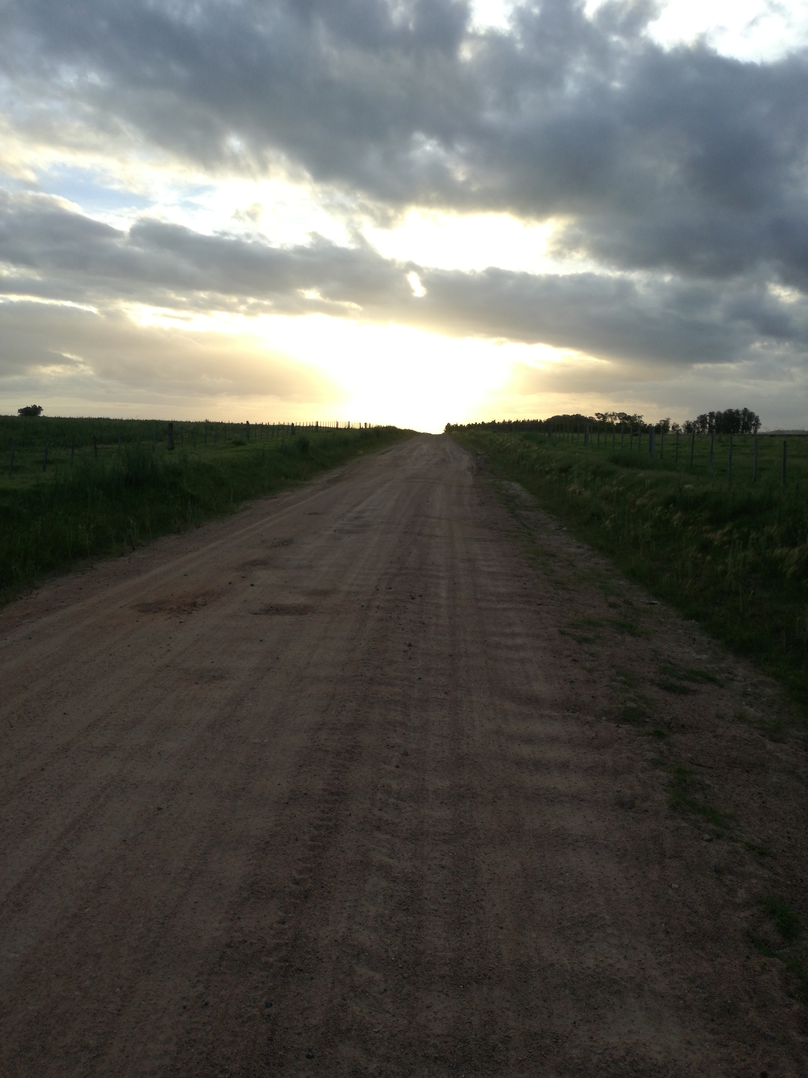 Atardecer hacia Vargas